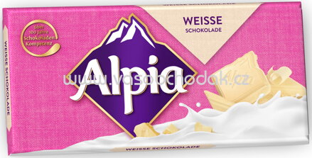 Alpia Tafelschokolade Weisse, 100g