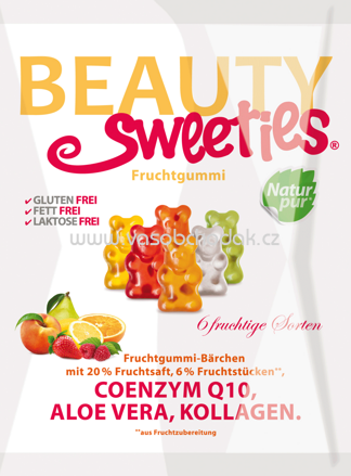 Beauty Sweeties Fruchtgummi Bären, 125g
