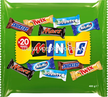 Mars mixed Minis, 20 Stück, 400g