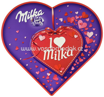 Milka I Love Milka 30St Pralinés Impulsherz 187g Milka I Love Milka 30St Pralinés Impulsherz 187g