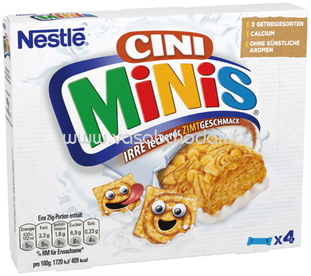Nestlé Cini Minis Cerealien Riegel 4x25g