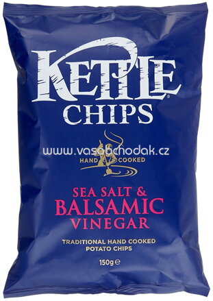 Kettle Chips Meersalz & Balsamico Essig 150g