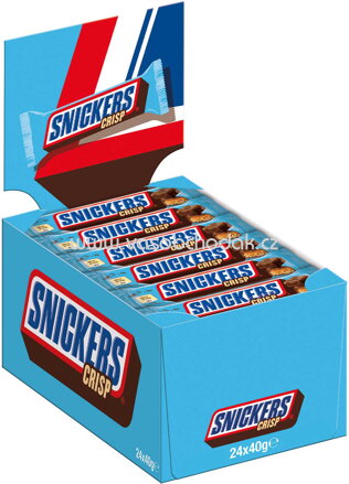 Snickers Crisp, 24x40g, 960g