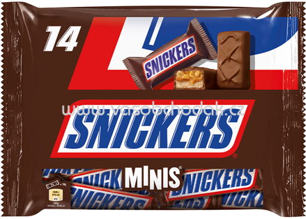 Snickers Minis 14 Stück, 275g