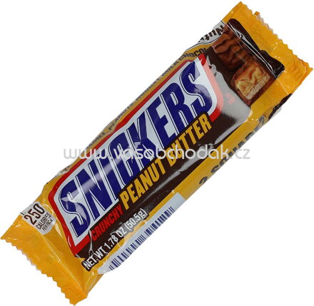 Snickers Peanut Butter USA, 2x25,25g, 50,5g