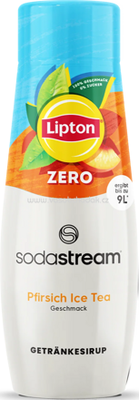 Sodastream Lipton Ice Tea Pfirsich Zero Sirup, 440 ml