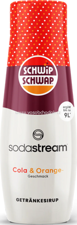 Sodastream Schwip Schwap Cola Orange Sirup, 440 ml