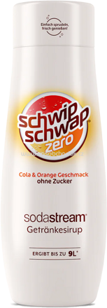 Sodastream Schwip Schwap Cola Orange ohne Zucker Sirup, 440 ml