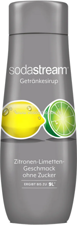 Sodastream Zitrone-Limette ohne Zucker Sirup, 440 ml