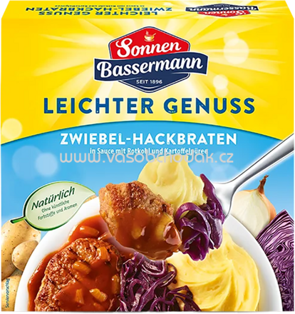 Sonnen Bassermann Fertiggerichte Leichter Genuss Zwiebel Hackbraten, 1 St