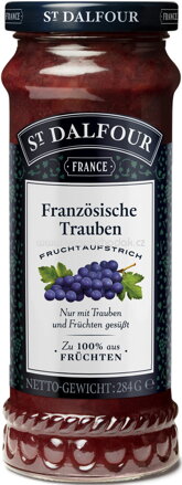 St. Dalfour Fruchtaufstrich Französische Trauben, 284g