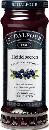 St. Dalfour Fruchtaufstrich Heidelbeeren, 284g