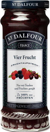 St. Dalfour Fruchtaufstrich Vier Frucht, 284g