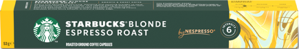 Starbucks Kapseln Blonde Espresso Roast by NESPRESSO, 10 St