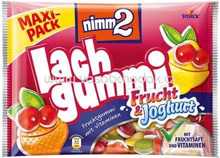 Storck Nimm2 Lachgummi Frucht & Joghurt, maxi pack, 376g