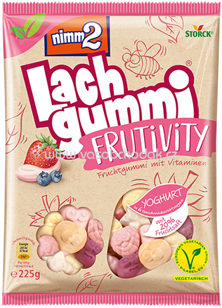 Storck Nimm2 Lachgummi Frutivity Yoghurt, 225g