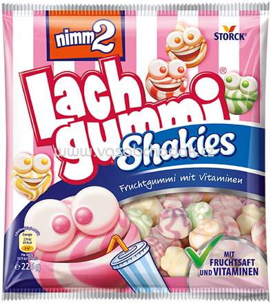 Storck Nimm2 Lachgummi Shakies, 225g