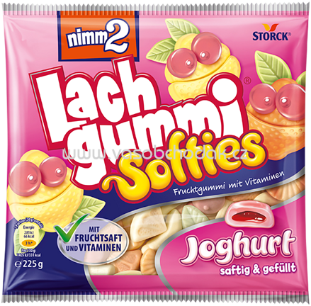 Storck Nimm2 Lachgummi Softies Joghurt, 225g