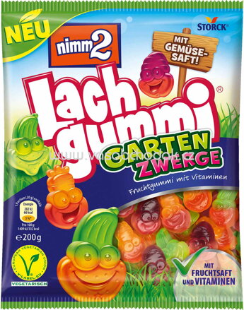 Storck Nimm2 Lachgummi Gartenzwerge, 200g