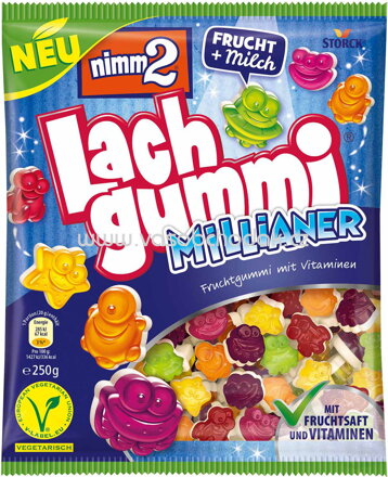 Storck Nimm2 Lachgummi Millianer, 250g