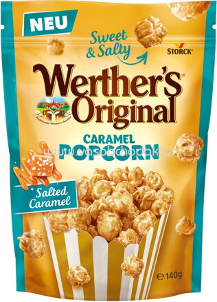 Storck Werther's Original Caramel Popcorn Salted Caramel, 140g