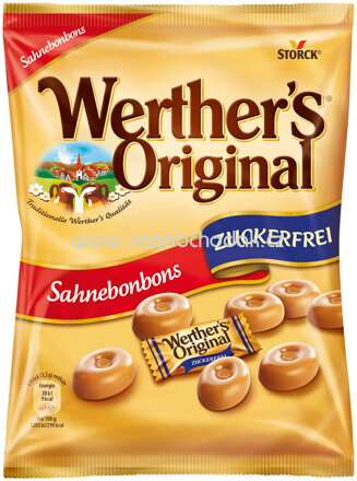 Storck Werther's Original Sahnebonbons zuckerfrei, 70g