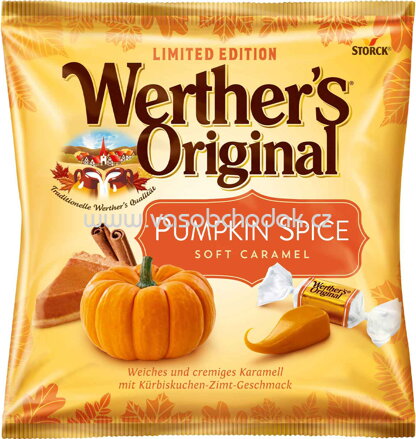 Storck Werther's Original Soft Caramel Pumpkin Spice, 180g