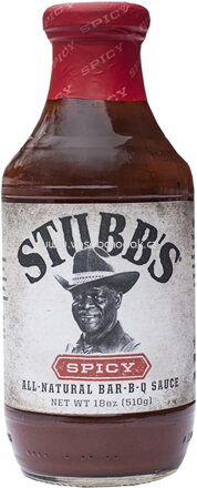 STUBB'S Spicy BBQ Sauce, 510g