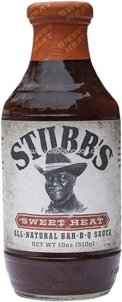 STUBB'S Sweet Heat BBQ Sauce, 510g