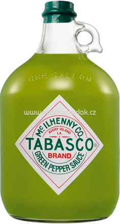 Tabasco Green Pepper Sauce Jalapeño, 3780 ml