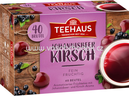 Teehaus Johannisbeer Kirsch, 40 Beutel