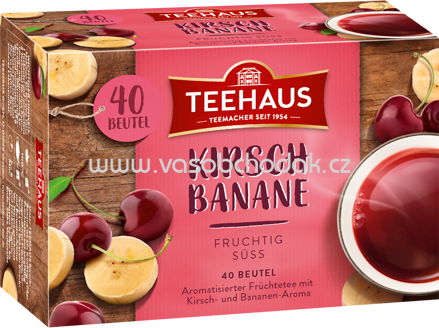 Teehaus Kirsch Banane, 40 Beutel