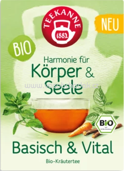Teekanne Bio Harmonie für Körper und Seele Basisch & Vital, 15 Beutel