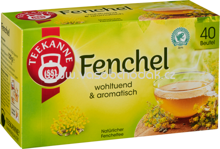 Teekanne Fenchel, 40 Beutel