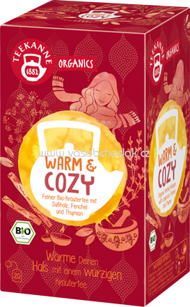 Teekanne ORGANICS Warm & Cozy, 20 Beutel