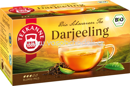 Teekanne Bio Schwarzer Tee Darjeeling, 20 Beutel
