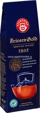 Teekanne Schwarzer Tee Friesen Gold Kräftige Auslese F.B.O.P., 250g