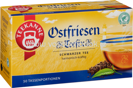 Teekanne Schwarzer Tee Ostfriesen Teefix, 50 Beutel