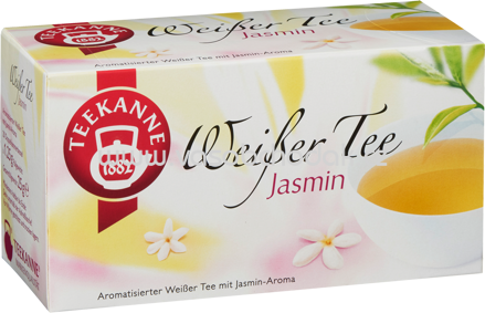 Teekanne Weißer Tee Jasmin, 20 Beutel