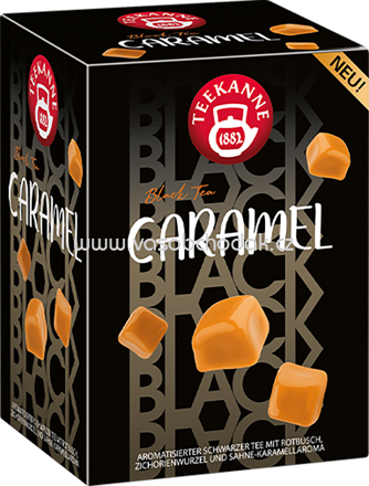 Teekanne Black Tea Caramel, 15 Beutel
