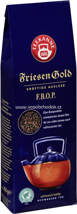 Teekanne Schwarzer Tee Friesen Gold Kräftige Auslese F.B.O.P., 250g