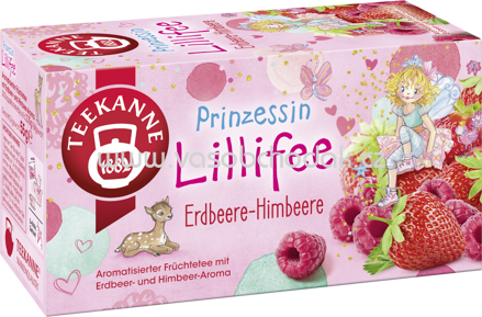 Teekanne Prinzessin Lillifee Erdbeere Himbeere, 20 Beutel