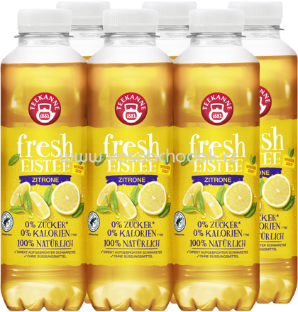 Teekanne Fresh Eistee Zitrone, 6x500 ml