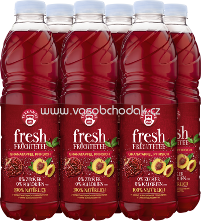 Teekanne Fresh Granatapfel-Pfirsich, 6x1l