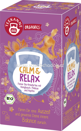 Teekanne ORGANICS Calm & Relax, 20 Beutel