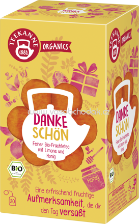 Teekanne ORGANICS Danke Schön, 20 Beutel