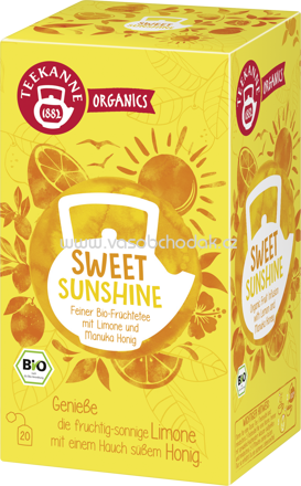 Teekanne ORGANICS Sweet Sunshine, 20 Beutel