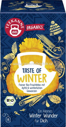 Teekanne ORGANICS Taste of Winter, 20 Beutel
