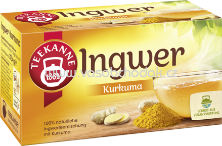 Teekanne Ingwer Kurkuma, 18 Beutel