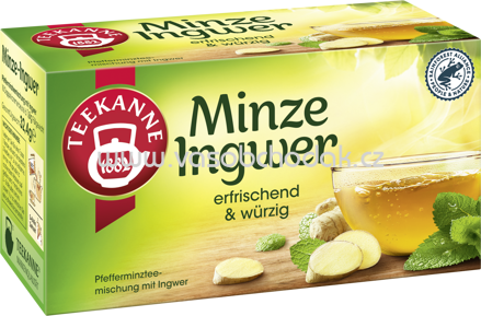 Teekanne Minze Ingwer, 18 Beutel